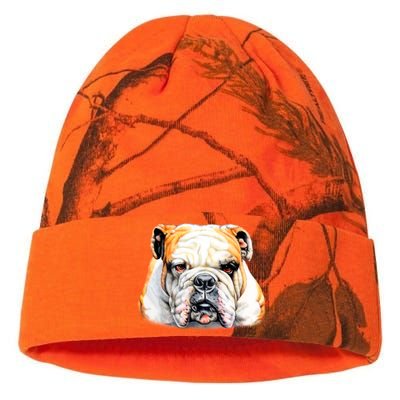 Bulldog Face Front Kati Licensed 12" Camo Beanie