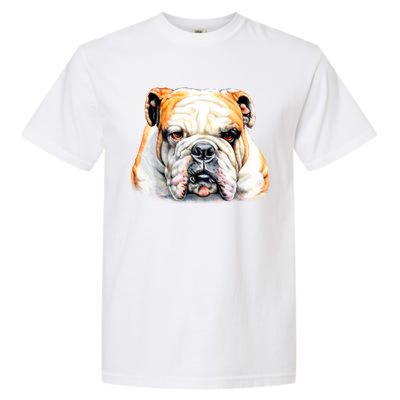 Bulldog Face Front Garment-Dyed Heavyweight T-Shirt