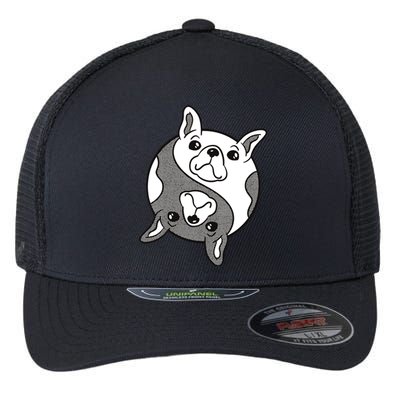 Bulldog Yin Yang  Flexfit Unipanel Trucker Cap