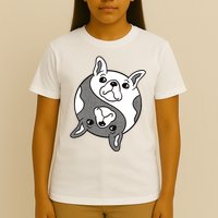 Bulldog Yin Yang  T-Shirt