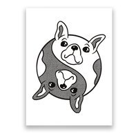 Bulldog Yin Yang  Poster