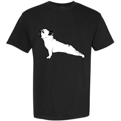 Bulldog Yoga Pose Garment-Dyed Heavyweight T-Shirt