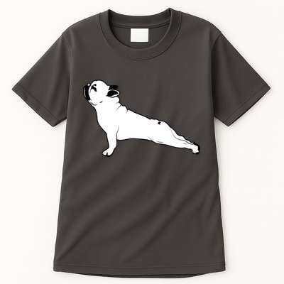 Bulldog Yoga Pose Tall T-Shirt