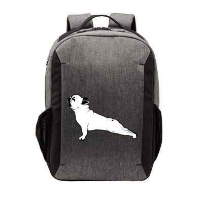 Bulldog Yoga Pose Vector Backpack
