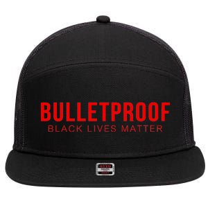 Bulletproof Black Lives Matter Logo 7 Panel Mesh Trucker Snapback Hat