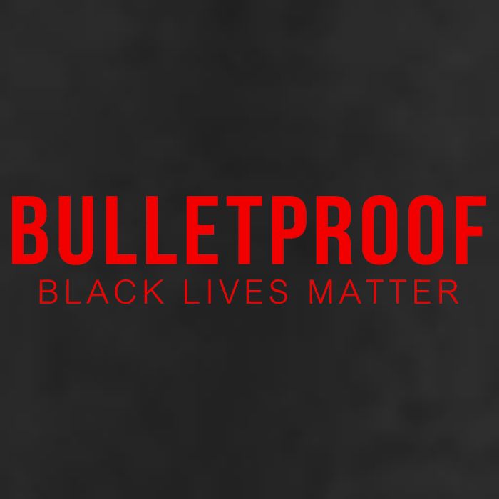Bulletproof Black Lives Matter Logo 7 Panel Mesh Trucker Snapback Hat