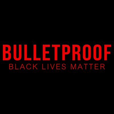 Bulletproof Black Lives Matter Logo T-Shirt
