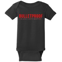 Bulletproof Black Lives Matter Logo Baby Bodysuit