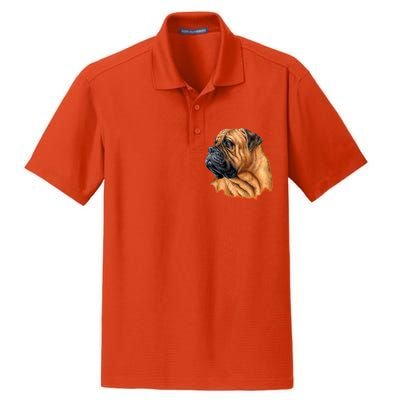 Bullmastiff Canine Dog Dry Zone Grid Polo