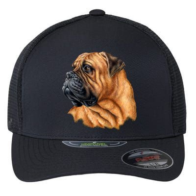 Bullmastiff Canine Dog Flexfit Unipanel Trucker Cap