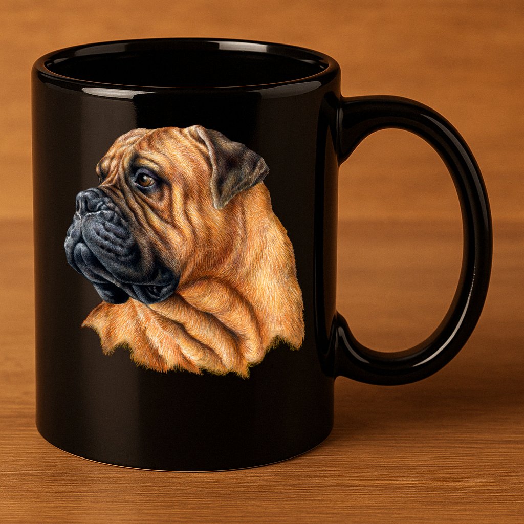 Bullmastiff Canine Dog 11oz C Handle Ceramic Mug