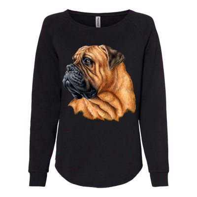 Bullmastiff Canine Dog Womens California Wash Sweatshirt