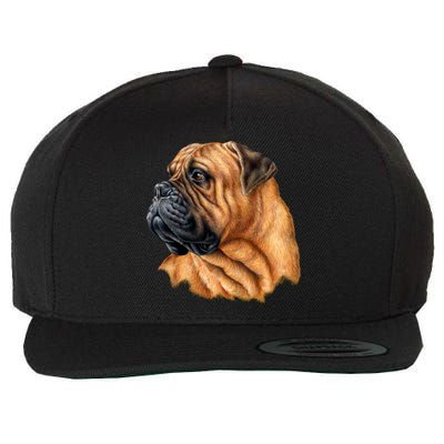 Bullmastiff Canine Dog Wool Snapback Cap