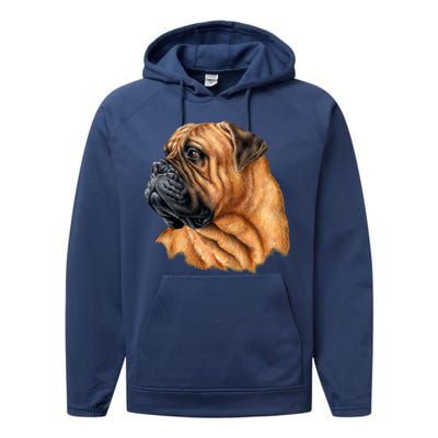 Bullmastiff Canine Dog Performance Fleece Hoodie