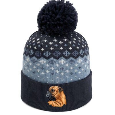 Bullmastiff Canine Dog The Baniff Cuffed Pom Beanie