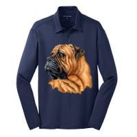 Bullmastiff Canine Dog Silk Touch Performance Long Sleeve Polo