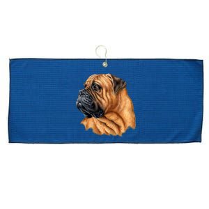 Bullmastiff Canine Dog Large Microfiber Waffle Golf Towel