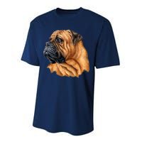 Bullmastiff Canine Dog Performance Sprint T-Shirt