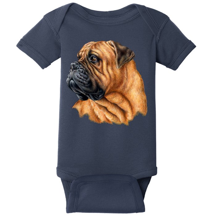 Bullmastiff Canine Dog Baby Bodysuit