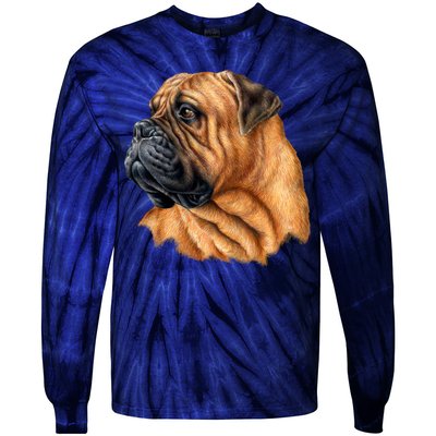 Bullmastiff Canine Dog Tie-Dye Long Sleeve Shirt