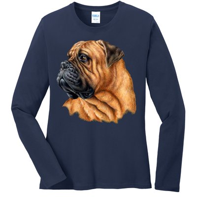 Bullmastiff Canine Dog Ladies Long Sleeve Shirt