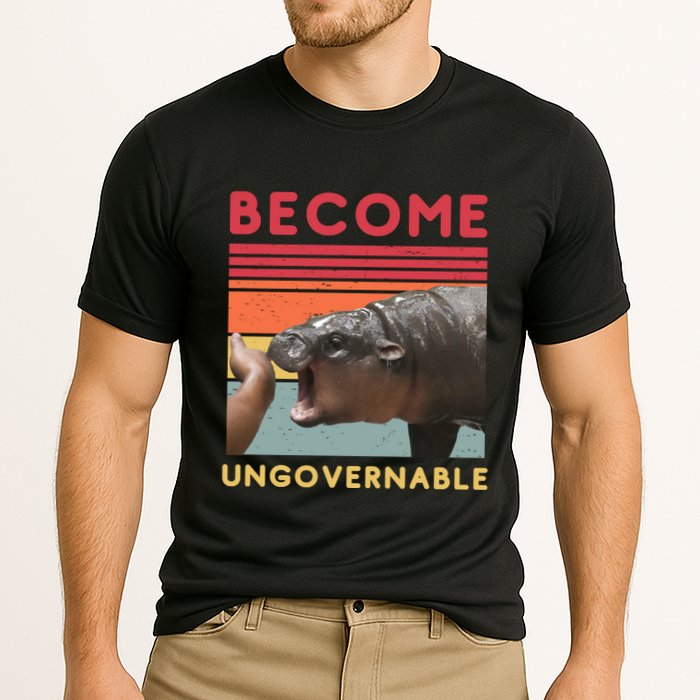 Become Ungovernable Moo Deng Hippo Performance Shirt