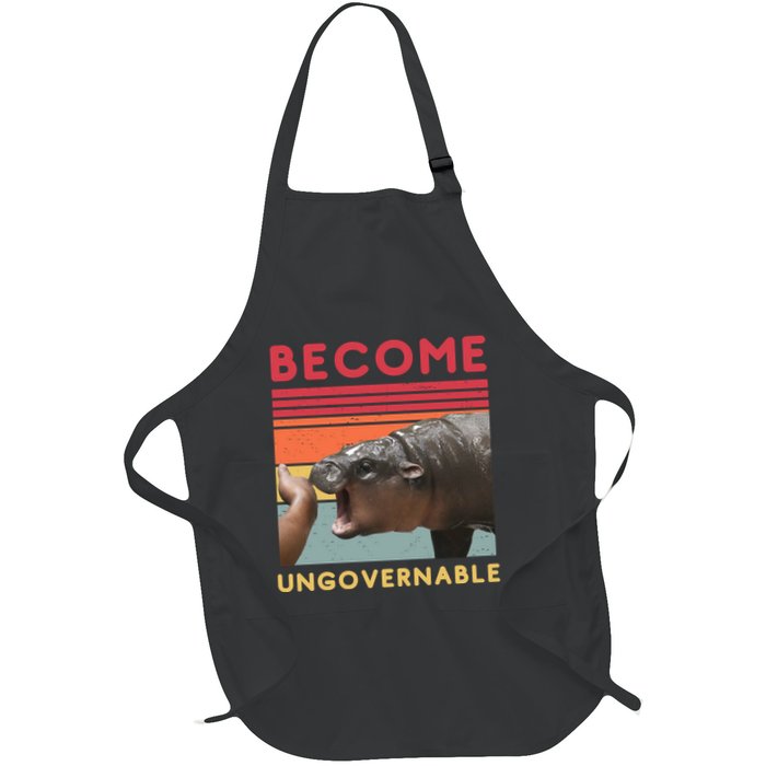 Become Ungovernable Moo Deng Hippo Apron