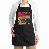 Become Ungovernable Moo Deng Hippo Apron