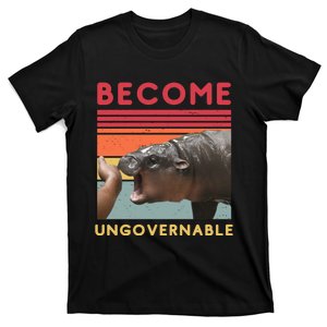 Become Ungovernable Moo Deng Hippo T-Shirt