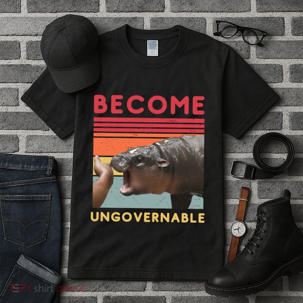 Become Ungovernable Moo Deng Hippo Tall T-Shirt