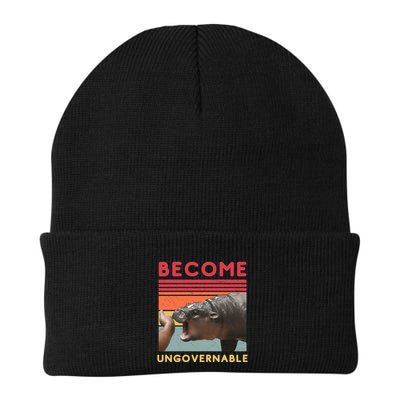 Become Ungovernable Moo Deng Hippo Beanie