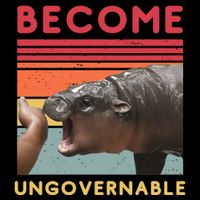 Become Ungovernable Moo Deng Hippo 16 in Basic Backpack