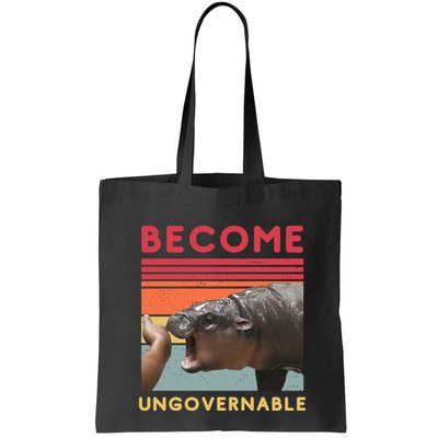 Become Ungovernable Moo Deng Hippo Bag