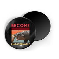 Become Ungovernable Moo Deng Hippo Magnet