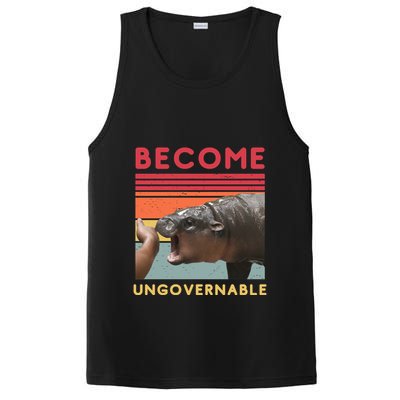 Become Ungovernable Moo Deng Hippo PosiCharge Competitor Tank