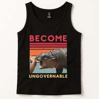Become Ungovernable Moo Deng Hippo Tank Top
