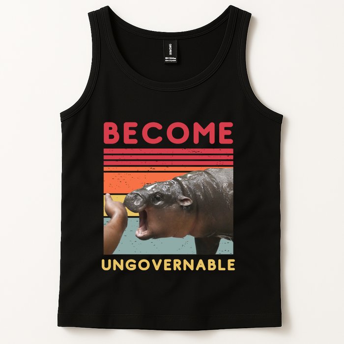 Become Ungovernable Moo Deng Hippo Tank Top