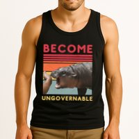 Become Ungovernable Moo Deng Hippo Tank Top