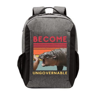 Become Ungovernable Moo Deng Hippo Vector Backpack