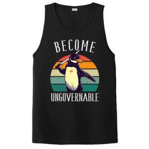 Become Ungovernable Meme Funny Penguin PosiCharge Competitor Tank