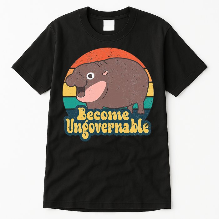 Become Ungovernable Moo Deng Humor Tall T-Shirt
