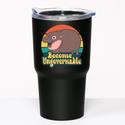 Become Ungovernable Moo Deng Humor Tumbler