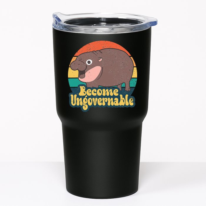 Become Ungovernable Moo Deng Humor Tumbler