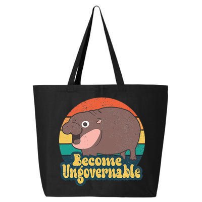 Become Ungovernable Moo Deng Humor 25L Jumbo Tote