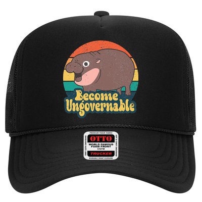 Become Ungovernable Moo Deng Humor Trucker Hat