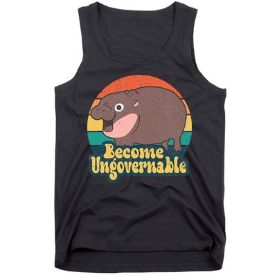 Become Ungovernable Moo Deng Humor Tank Top