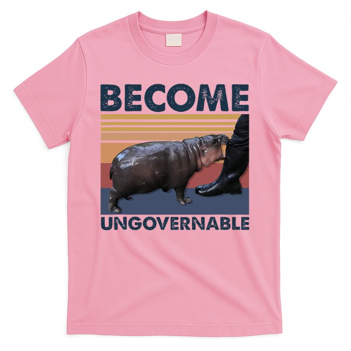 Become Ungovernable Moo Deng Cute Baby Hippo T-Shirt
