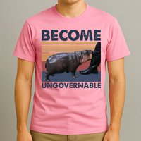 Become Ungovernable Moo Deng Cute Baby Hippo T-Shirt