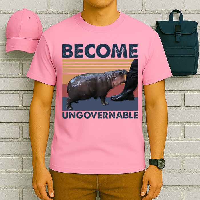 Become Ungovernable Moo Deng Cute Baby Hippo T-Shirt