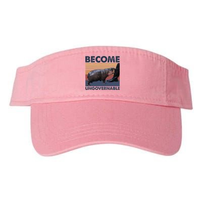 Become Ungovernable Moo Deng Cute Baby Hippo Visor